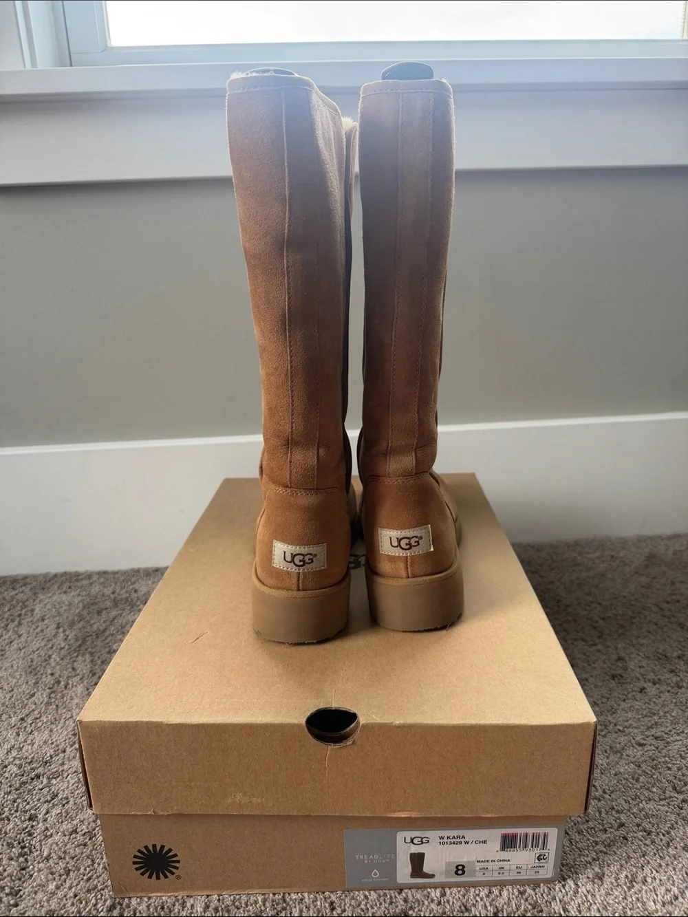UGG Women's Tall Chestnut Suede Boots